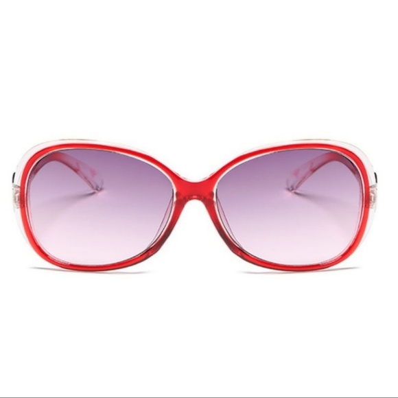 Red Fashion Sunglasses - Picture 3 of 3